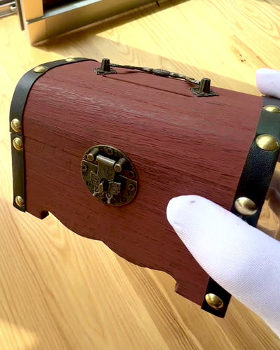 Caja Mágica del Tesoro - Hucha, personalización con grabado