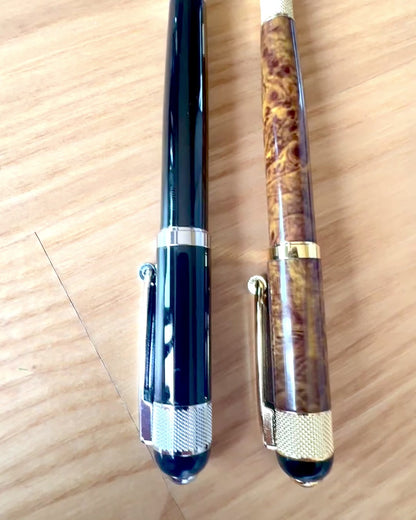 Elegante bolígrafo "Majestic" con opción de personalización para regalo, 2 variantes de color a elegir