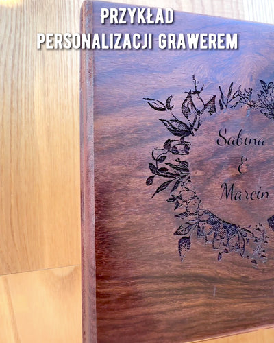 Caja Grande de Madera para Brújula "Gilbert & Sons" con Posibilidad de Grabado
