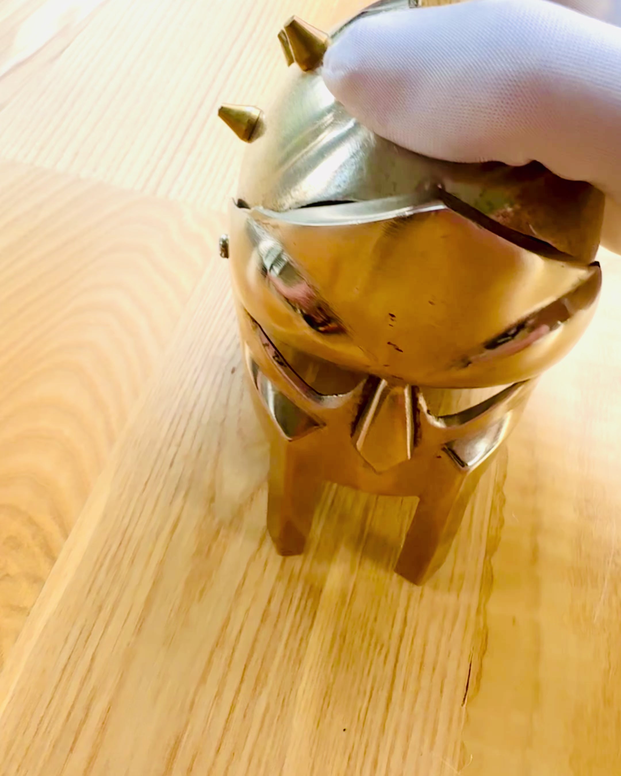 Máscara de Gladiador Caballeresca "Sparta" - posibilidad de personalización con grabado