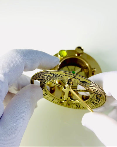 Brújula de Navegación con Sextante y Posibilidad de Personalización - Marítimo XL