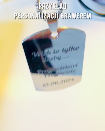 Brelok Militar ID "Placa de Identificación" de Acero Inoxidable – Grabado Personalizado