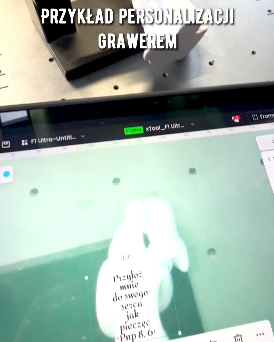 Elegancki Związek - Pequeña Figura Decorativa con Opción de Grabado - color blanco