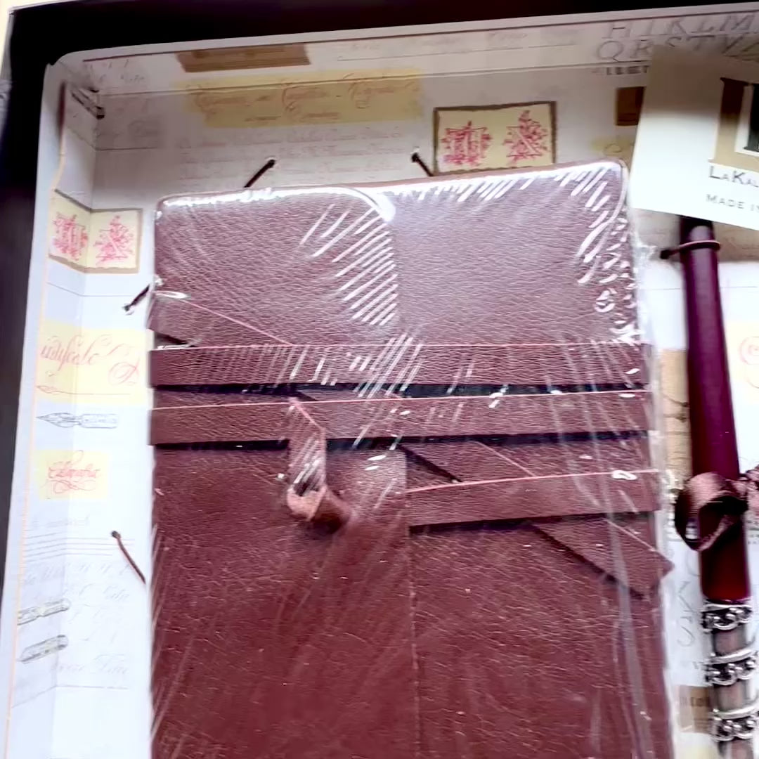 Set exclusivo de caligrafía con cuaderno