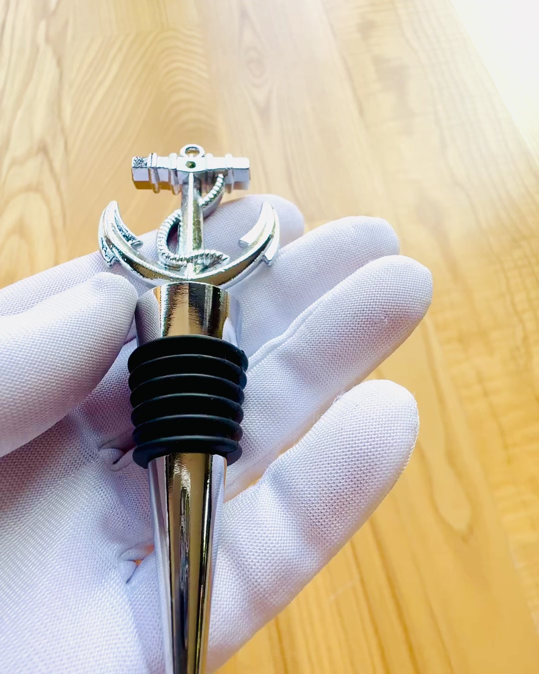 Kotwica Smaku - Tapón para Vino con Opción de Grabado