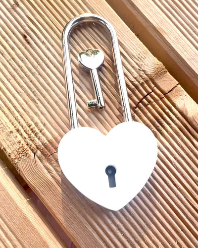 Cerraduras Mágicas del Amor con Opción de Grabado para regalo, 5 variantes de color a elegir