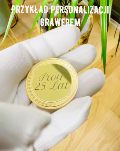 Moneda Vacía de Desafío con Posibilidad de Personalización con Grabado – Coleccionista, 40mm, cuatro modelos