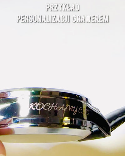 Reloj elegante para hombre KIMSDUN Prestige Mecanismo Transparente y Elegancia Deportiva, posibilidad de personalización con grabado