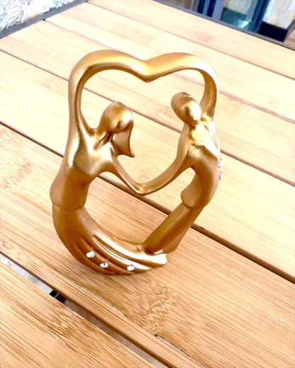 Figura símbolo del amor - "Cercanía Eterna" para regalo, personalización con grabado