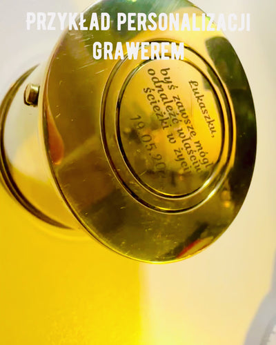 Kompas del Viajero "Tambor Amanecer" – con opción de personalización mediante grabado