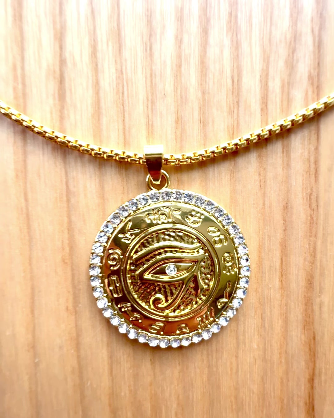Amuleto de Poder "Ojo de Ra", posibilidad de personalización con grabado para regalo