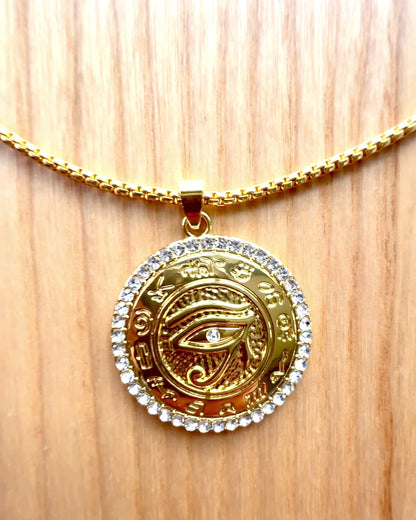Amuleto de Poder "Ojo de Ra", posibilidad de personalización con grabado para regalo