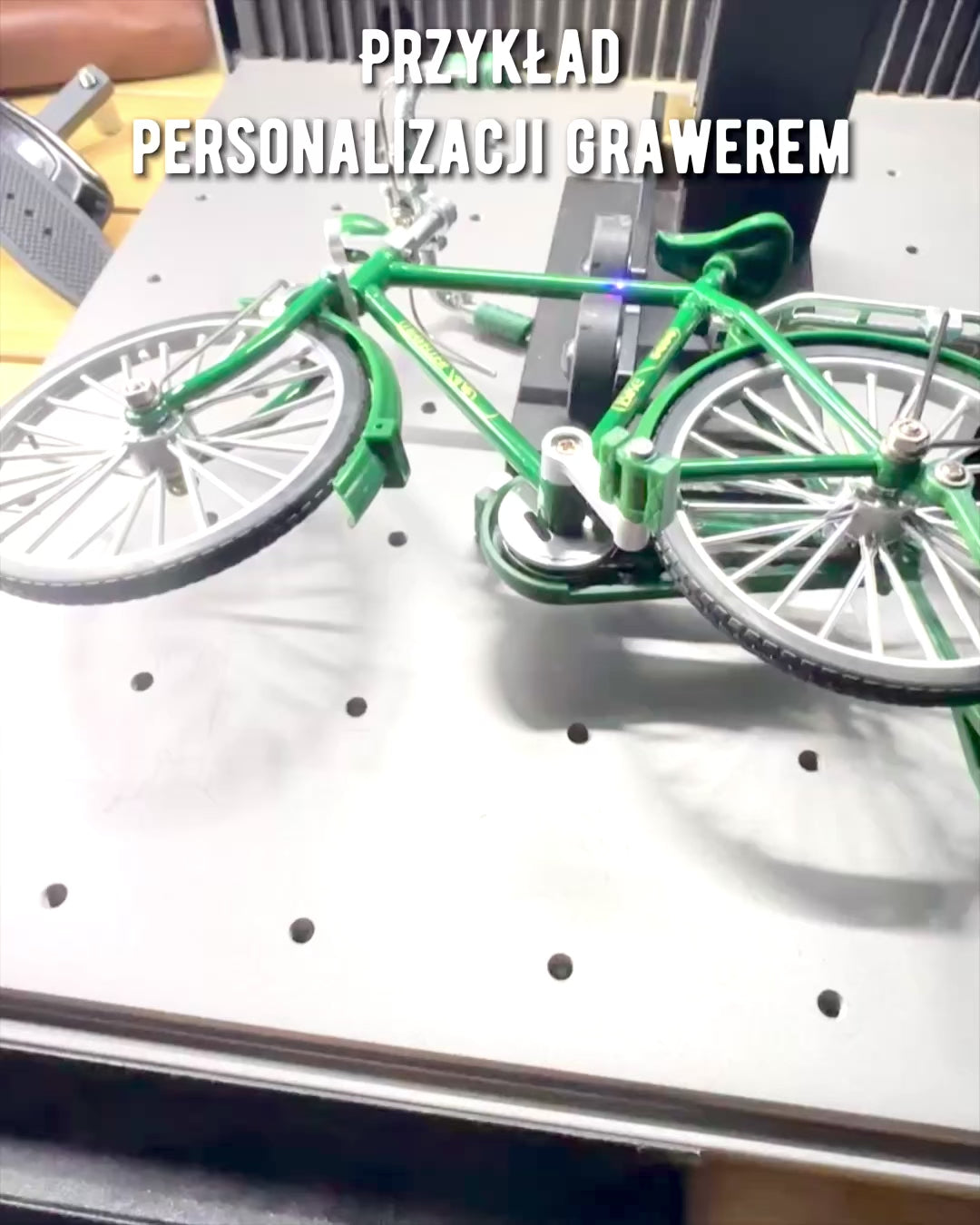 Modelo de bicicleta "Retro Classic" - Miniatura con Grabado, ideal para regalo