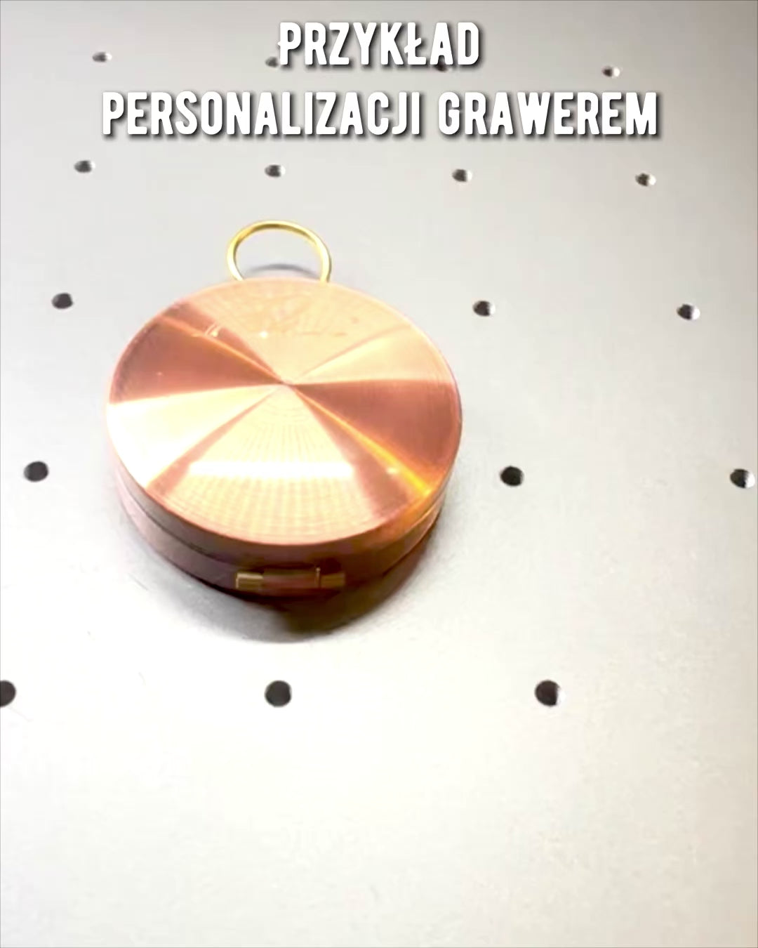 Brújula oro rosa - de navegación en estilo retro – instrumento portátil y preciso para determinar la dirección para viajeros y exploradores. Grabado, personalización.