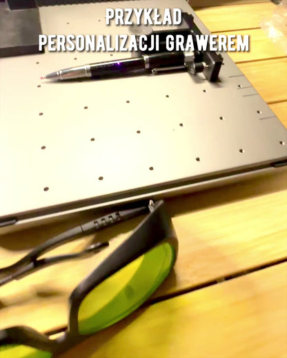 Elegante bolígrafo "Majestic" con opción de personalización para regalo, 2 variantes de color a elegir