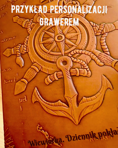 Cuadernos con motivo náutico "Nautica" con opción de personalización mediante grabado, para regalo