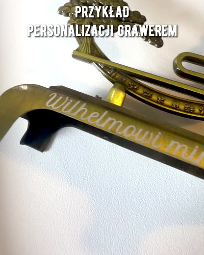 Elegante Soporte de Incienso Metálico "Gran Calma" - posibilidad de personalización con grabado