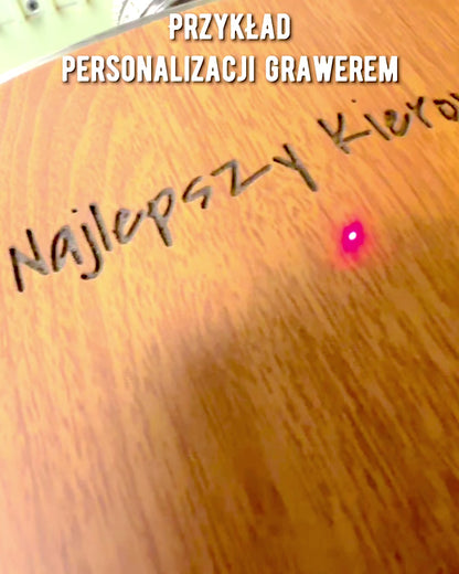 Conjunto de Madera "Piersiówka Elegance" con opción de personalización mediante grabado