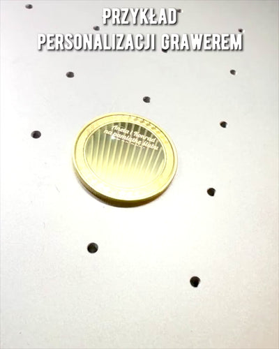 Moneda Vacía de Desafío con Posibilidad de Personalización con Grabado – Coleccionista, 40mm, cuatro modelos