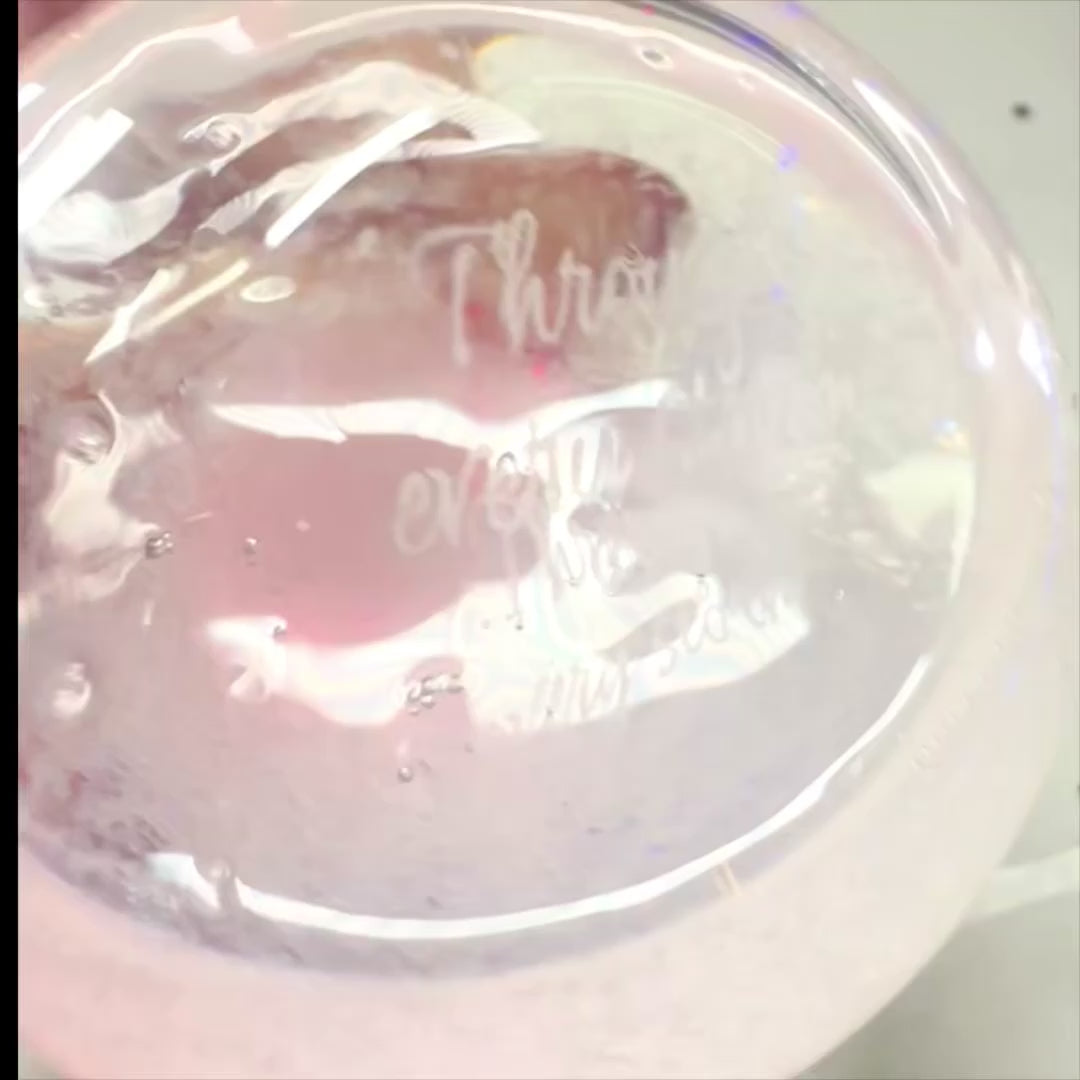 Barómetro de tormenta Fitzroya - Gota Storm Glass con posibilidad de personalización con grabado - regalo elegante en forma de gota, altura 11 cm, recipiente de vidrio con cristales únicos que reaccionan a cambios climáticos