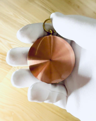 Brújula oro rosa - de navegación en estilo retro – instrumento portátil y preciso para determinar la dirección para viajeros y exploradores. Grabado, personalización.