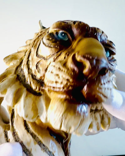 Estatuilla "Tigre Rey de la Selva" con Opción de Grabado, figura de 29 cm de altura, decoración para regalo