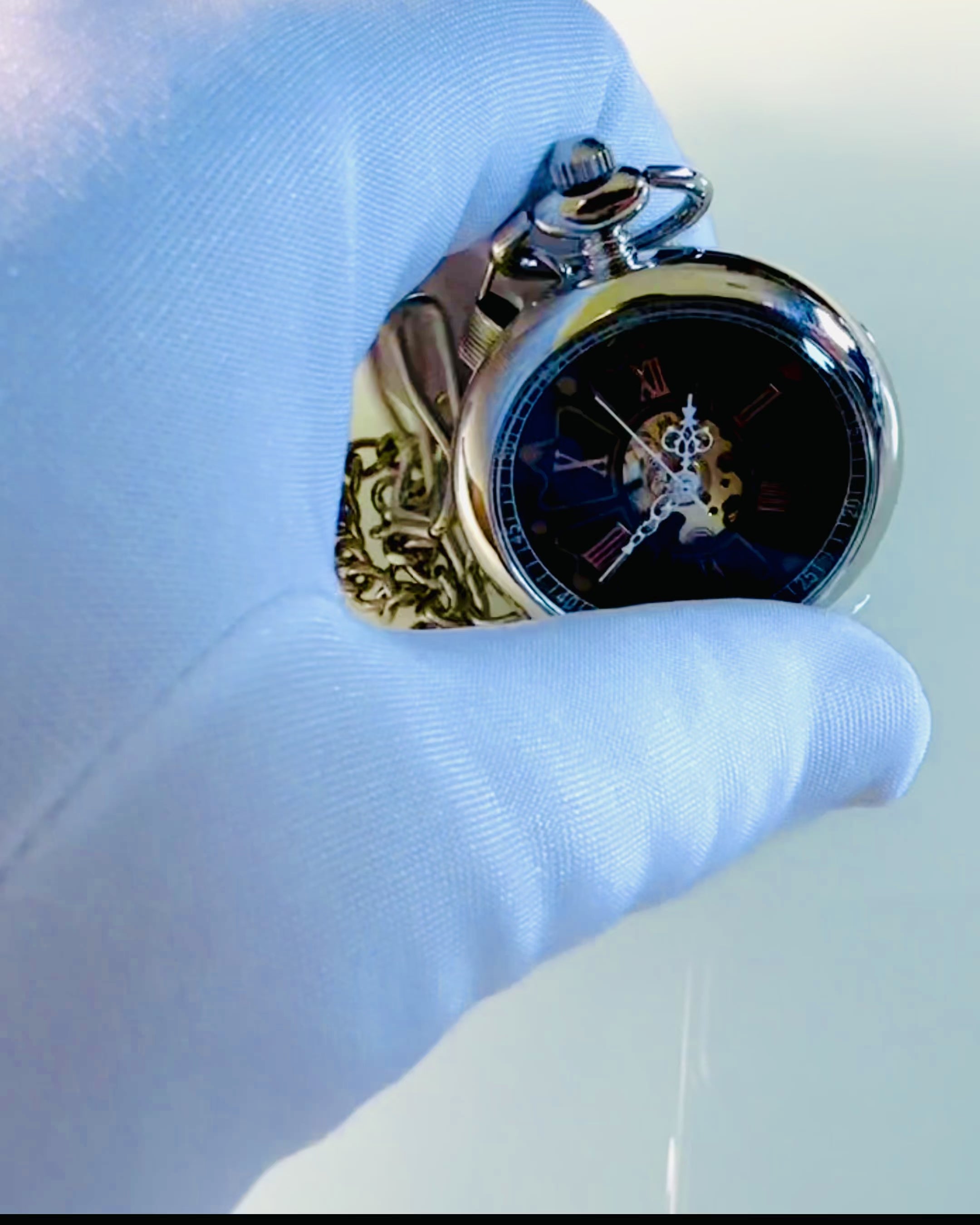 Reloj de Bolsillo Estilo Vintage con Posibilidad de Grabado