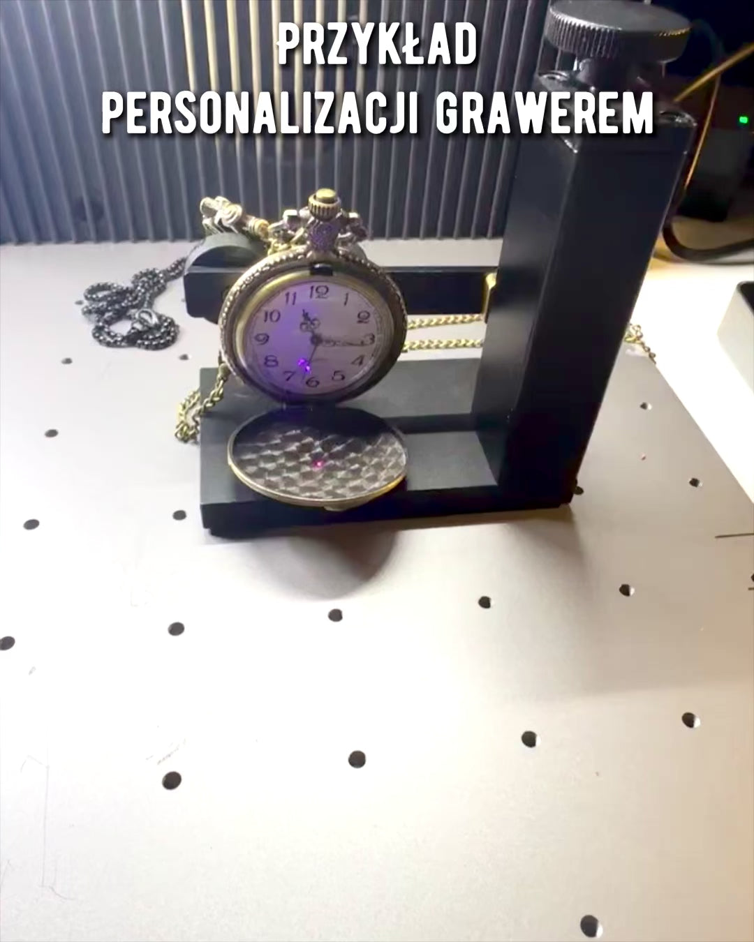 Reloj de bolsillo "Lokomotywa Czasu" con grabado, para regalo, motivo de tren