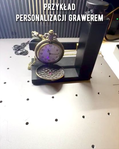 Reloj de bolsillo "Lokomotywa Czasu" con grabado, para regalo, motivo de tren