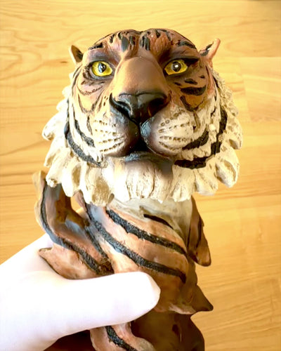 Estatuilla "Tigre Rey de la Selva" con Opción de Grabado, figura de 29 cm de altura, decoración para regalo