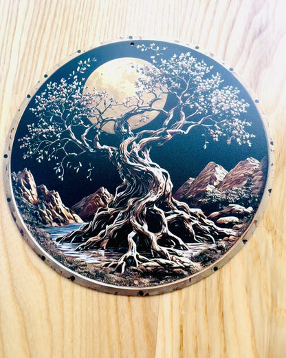 Colgante "Círculos Mágicos de la Naturaleza" - posibilidad de personalización con grabado. 3 variantes para elegir