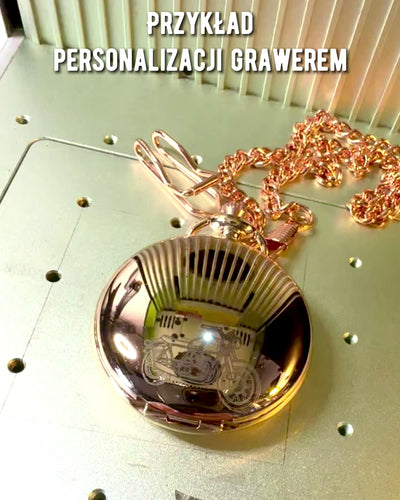 Reloj de Bolsillo en Estilo Clásico – Oro Rosa, Elegancia Vintage