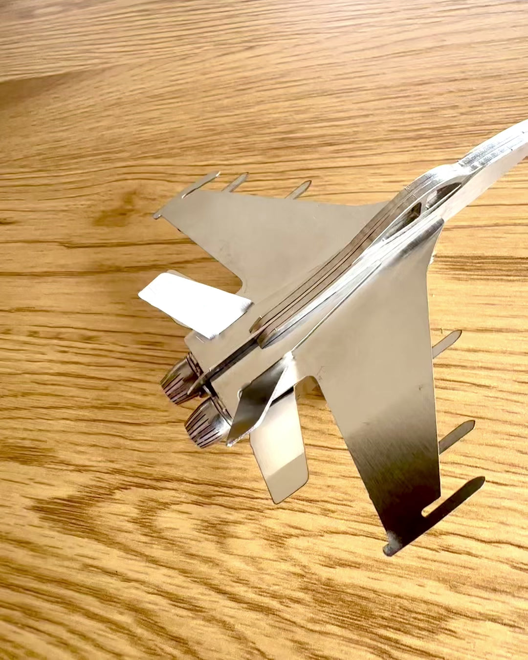 Modelo de Metal del Caza "SkyRaptor" – acero inoxidable, grabado personalizado para regalo
