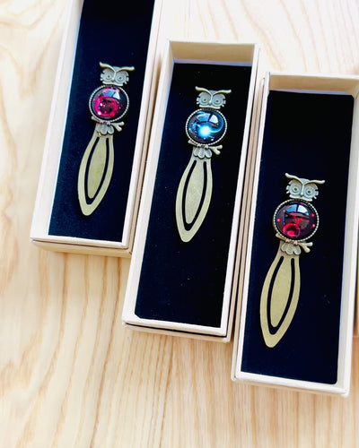 Marcador de libro "Sowa z Konstelacjami" - 12 variantes para elegir, personalización con grabado