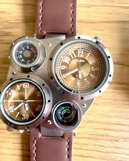Reloj de Supervivencia "Explorer 4en1", posibilidad de personalización con grabado para regalo