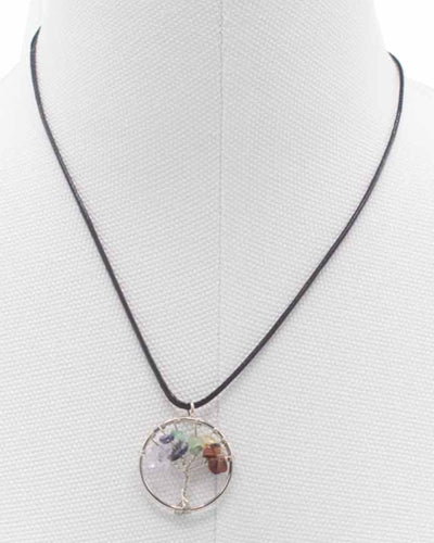 Collar Árbol de la Vida Equilibrio de los Chakras – Piedras naturales