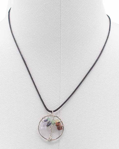 Collar Árbol de la Vida Equilibrio de los Chakras – Piedras naturales