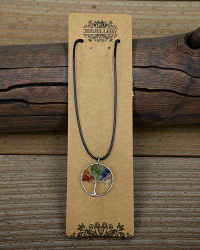 Collar Árbol de la Vida Equilibrio de los Chakras – Piedras naturales