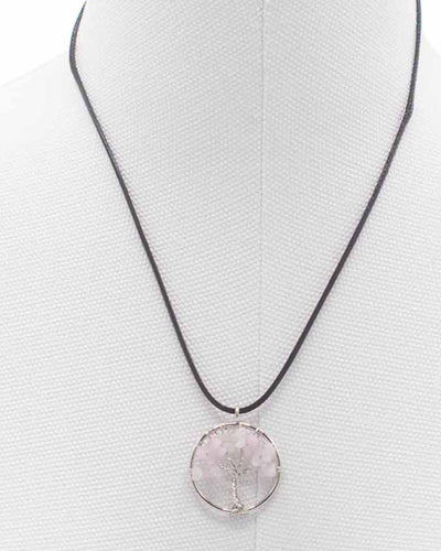 Collar Árbol de la Vida Amor y Delicadeza – Cuarzo rosa