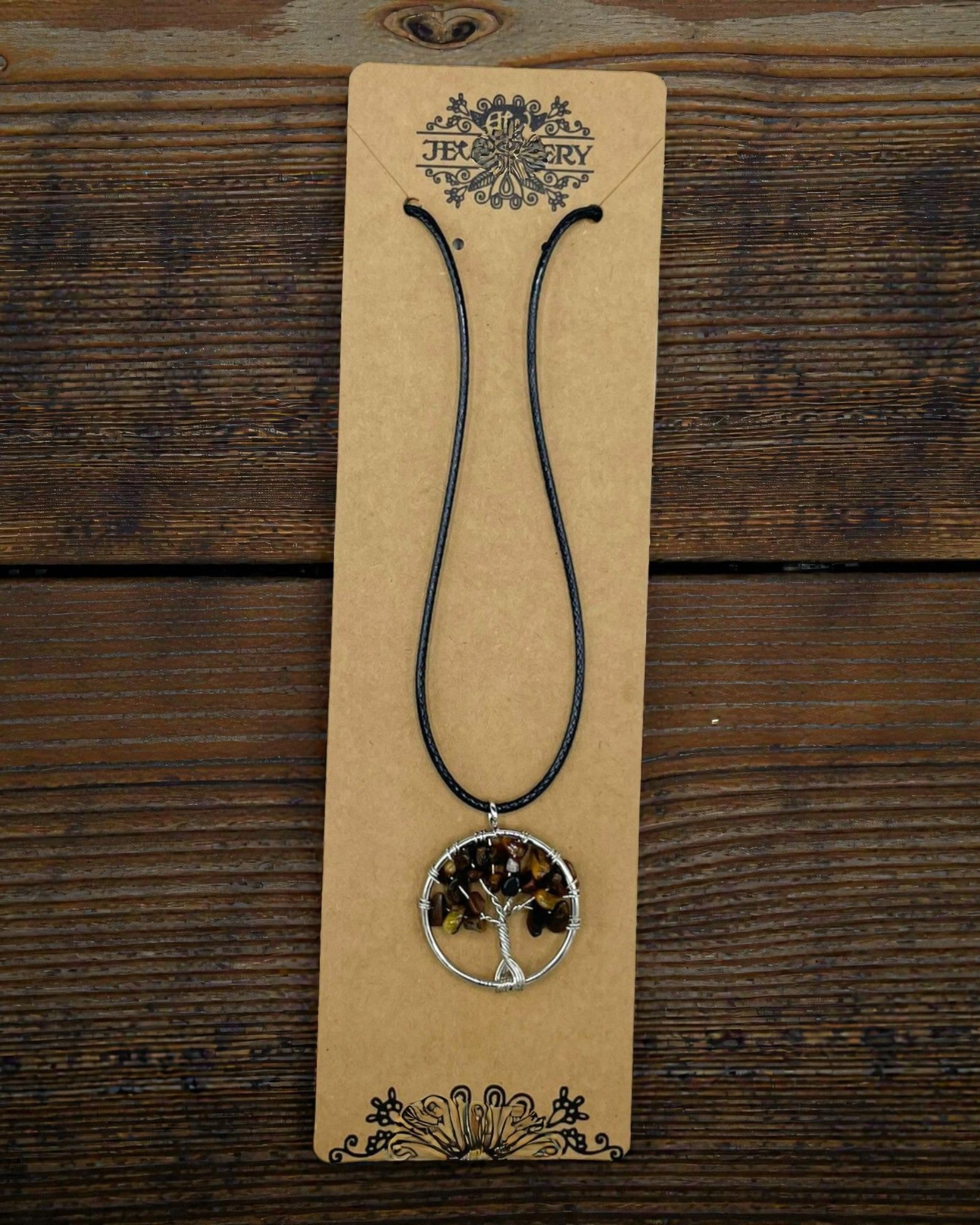 Collar Árbol de la Vida Protección y Confianza – Ojo de Tigre