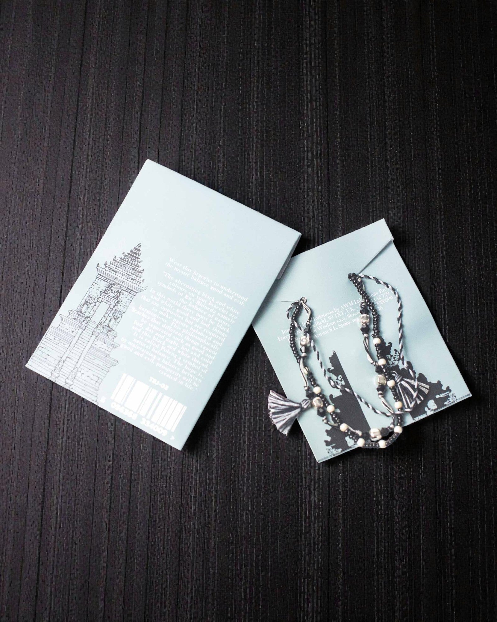 Pulsera de hilo de templo Yin Yang – Equilibrio de la naturaleza