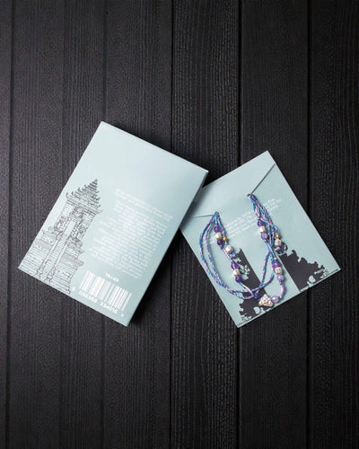 Pulsera de cuerda de templo Lucky Karma – Protección y felicidad