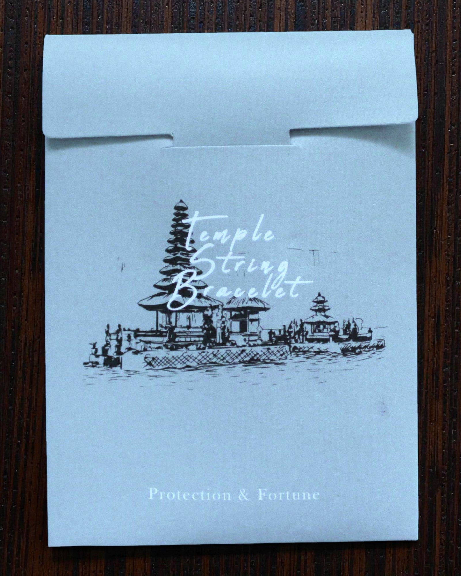 Pulsera de cuerda de templo Lucky Karma – Protección y felicidad