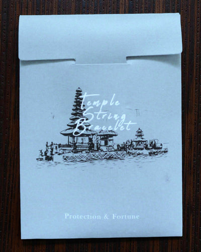 Pulsera de cuerda de templo Lucky Karma – Protección y felicidad