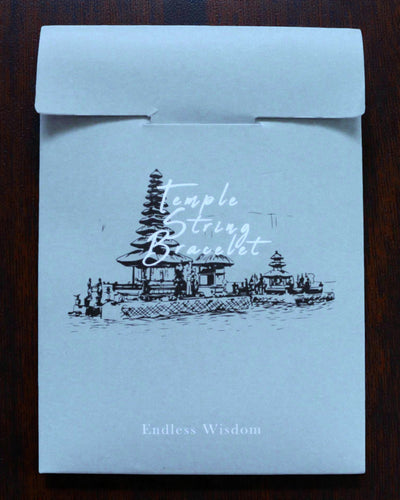 Pulsera de cuerda de templo Infinite Wisdom – Sabiduría infinita