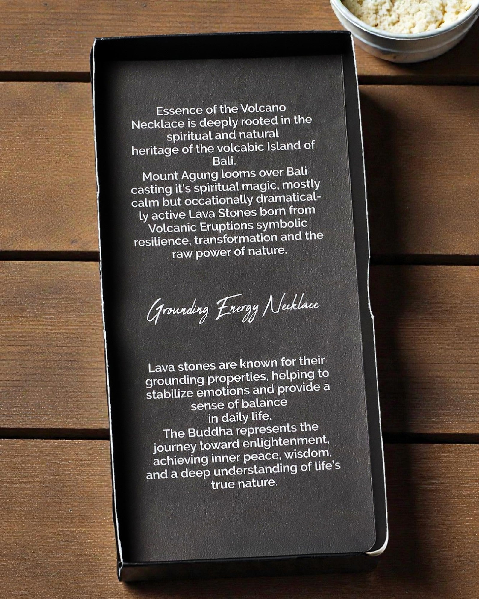 Collar Esencia del Volcán – Energía de Enraizamiento