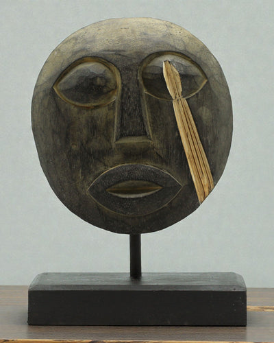 Máscara Timorense Guardián de los Ancestros 27x20 cm – Antigua