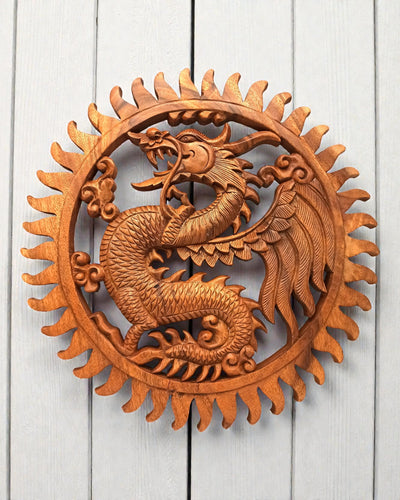 Panel decorativo de pared – Dragón 40 cm
