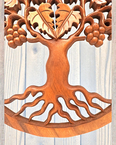 Panel Decorativo de Pared – Árbol de la Vida Uvas 40 cm